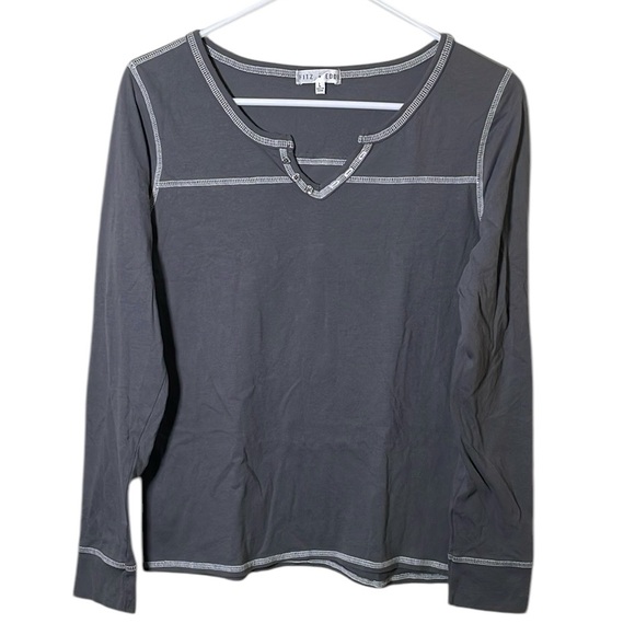 Fitz And Eddi Gray Long Sleeve Shirt - Picture 1 of 6